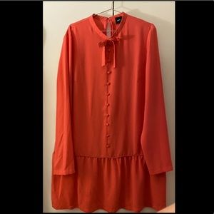 ASOS Pink Drop Waist Dress